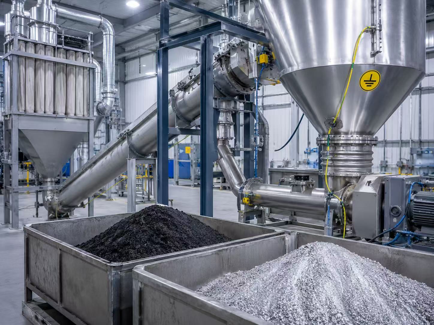 Combustible aluminum and coal powders