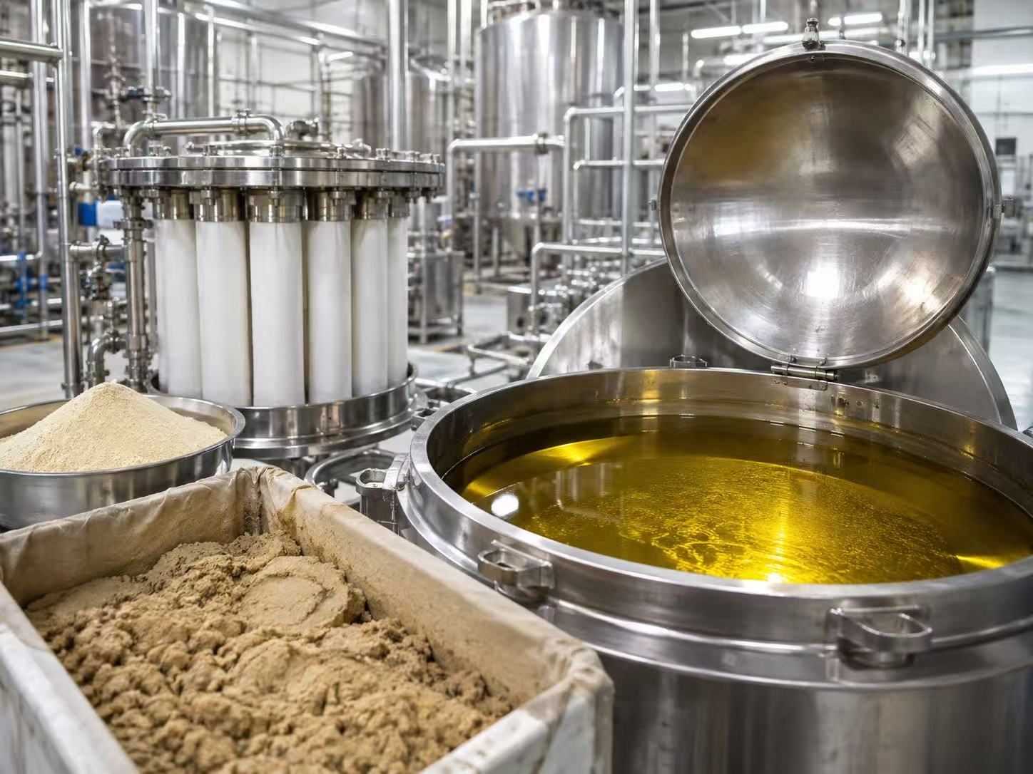 Edible oil and grain oil decolorization