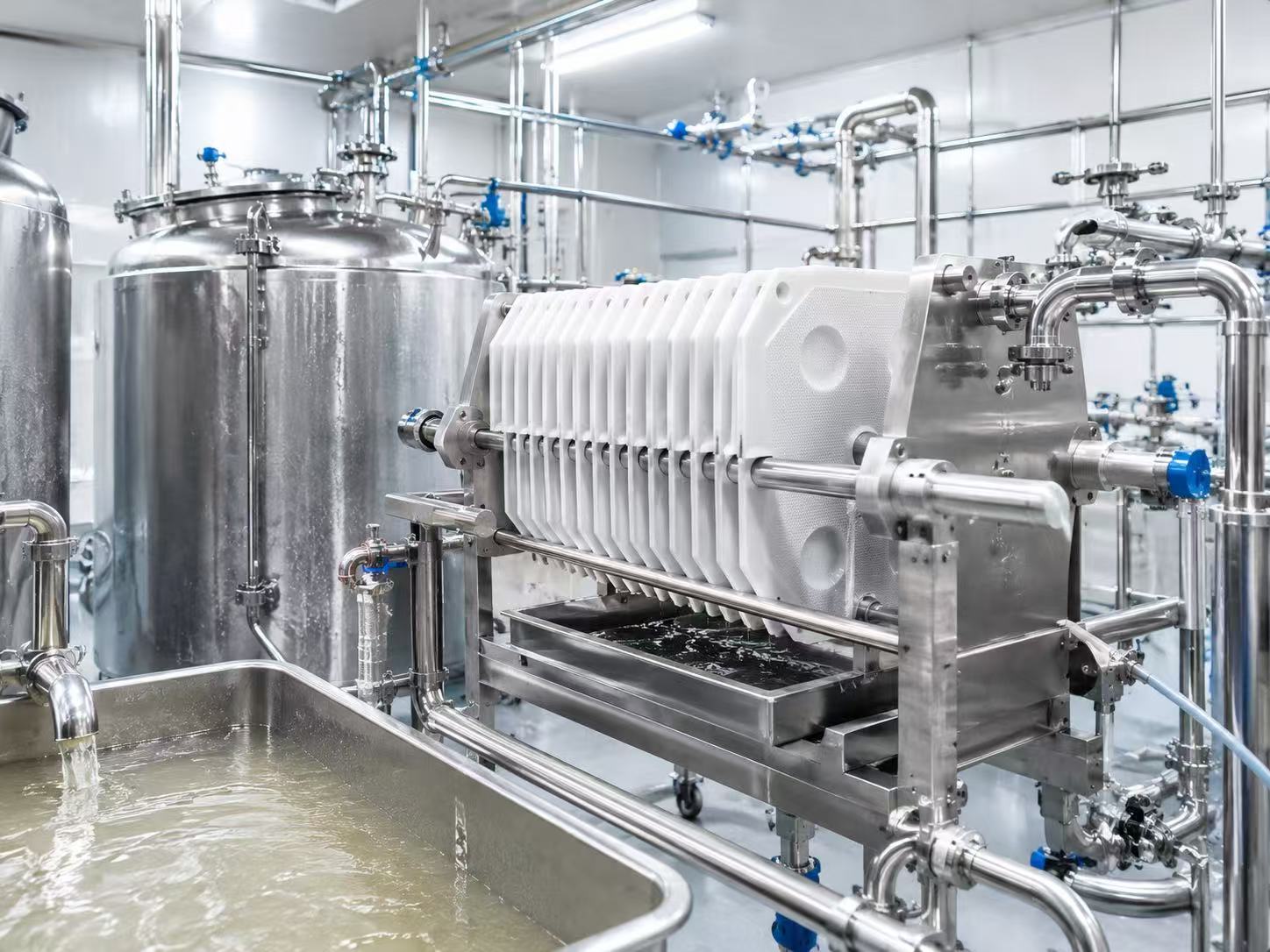 Food and pharmaceutical low-temperature filtration