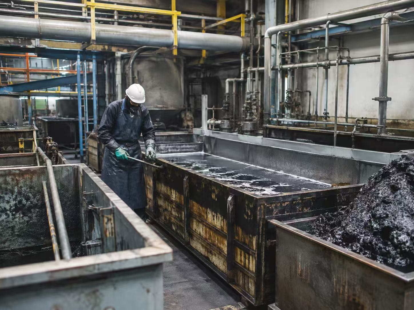 Electroplating sludge, pickling slurry and metallurgical materials