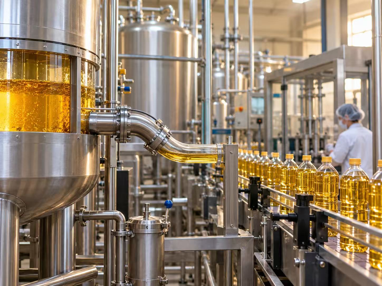 Food, beverage, edible oil and syrup filtration