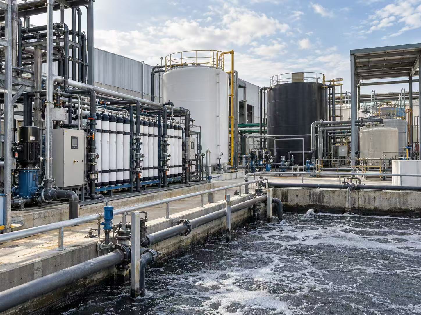 High-purity water and chemical wastewater