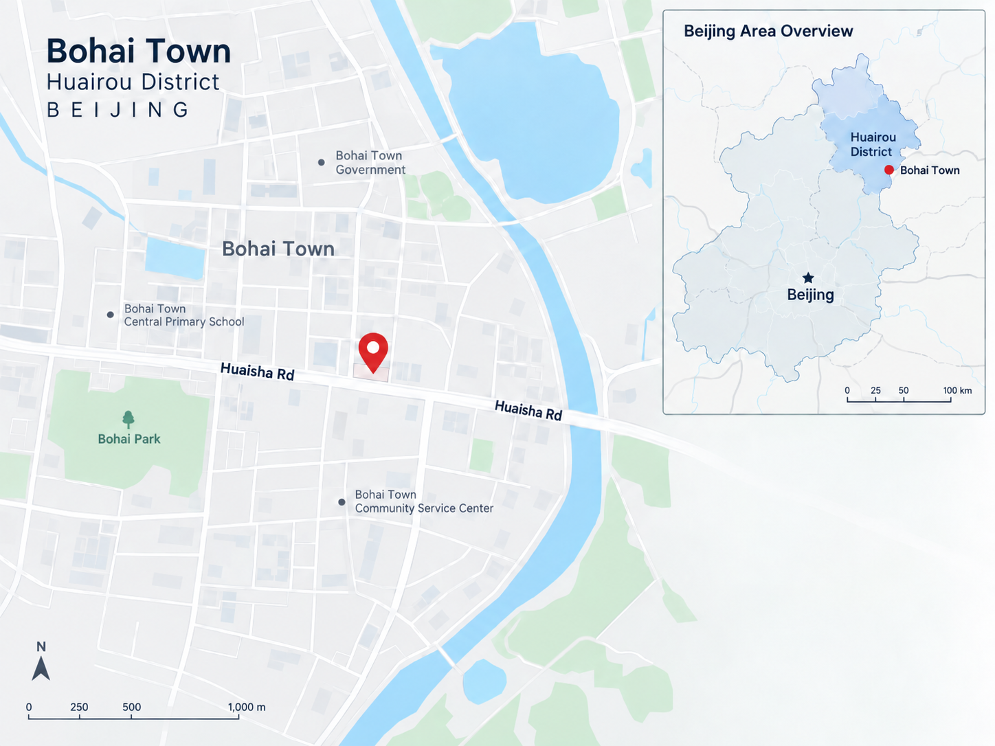 Aerial view of Shine Technology's location